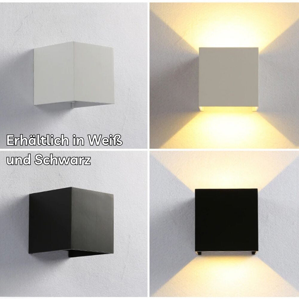 LuminaCube | Kabellose LED Wandlampe