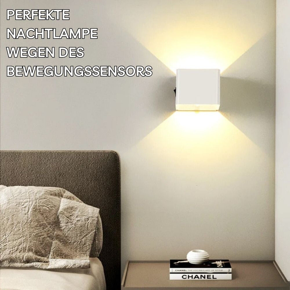 LuminaCube | Kabellose LED Wandlampe
