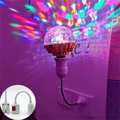 RGB Strobe LED Rotierende Glühbirne – Schaffen Sie eine Partystimmung mit bunten Lichtern!