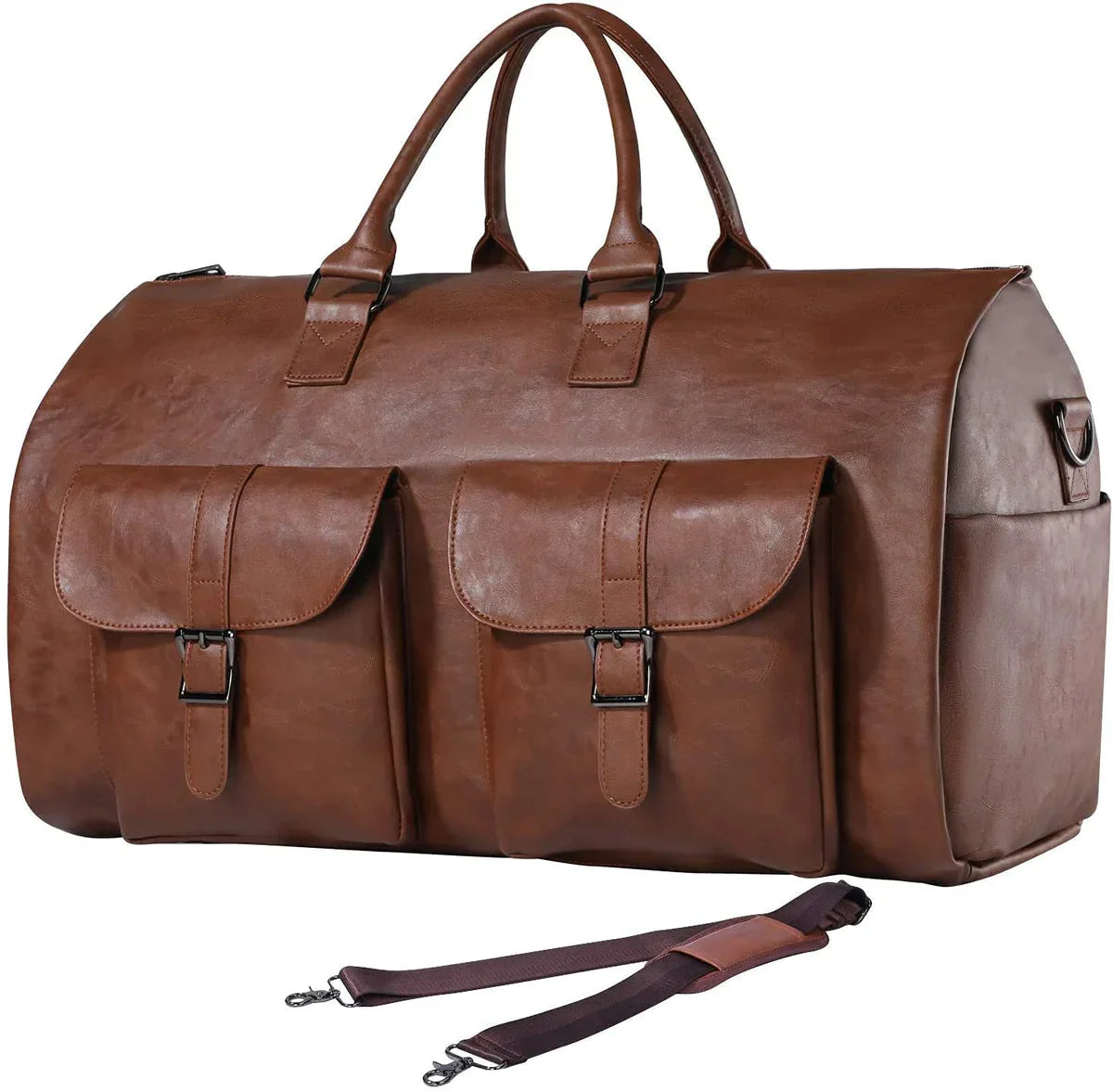 Die umwandelbare Duffel-Garderoben-Tasche