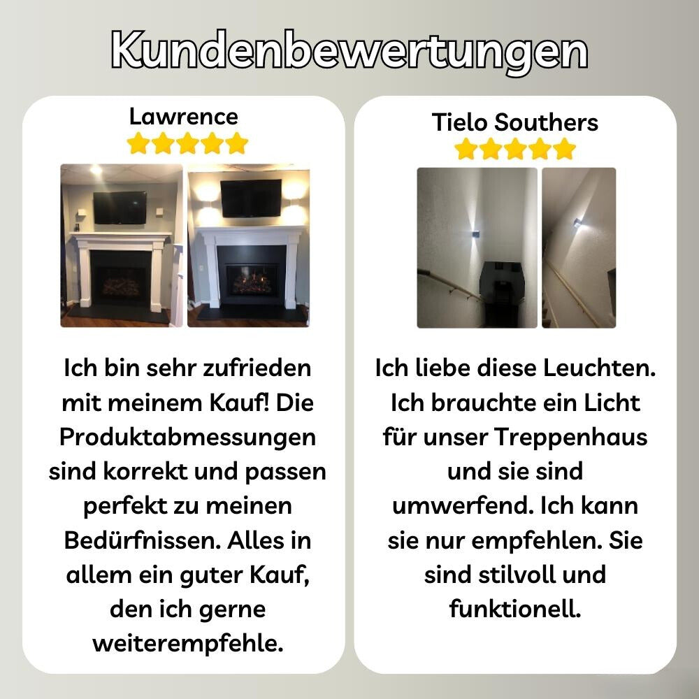 LuminaCube | Kabellose LED Wandlampe