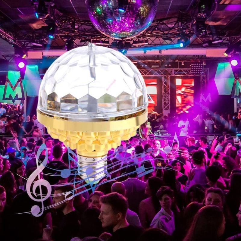 RGB Strobe LED Rotierende Glühbirne – Schaffen Sie eine Partystimmung mit bunten Lichtern!