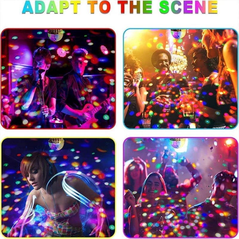 RGB Strobe LED Rotierende Glühbirne – Schaffen Sie eine Partystimmung mit bunten Lichtern!