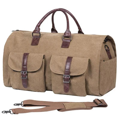 Die umwandelbare Duffel-Garderoben-Tasche