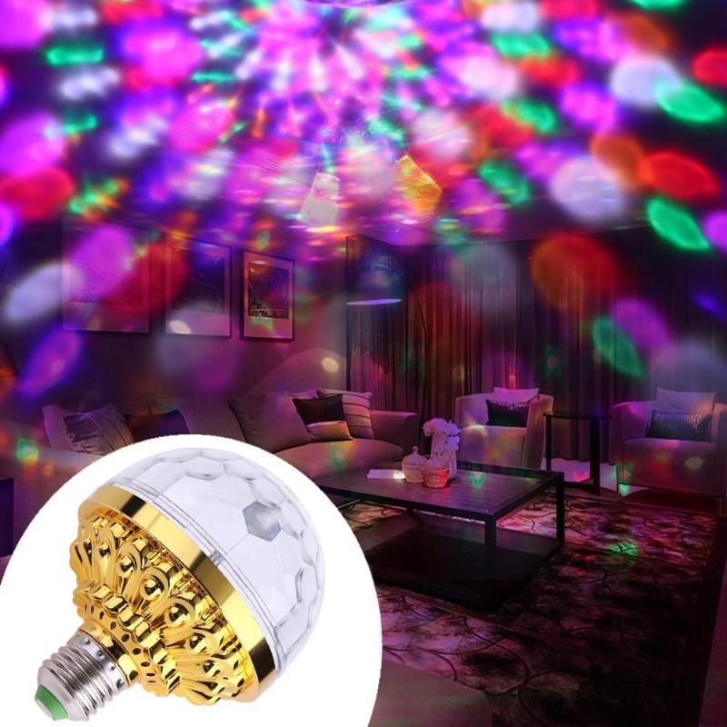 RGB Strobe LED Rotierende Glühbirne – Schaffen Sie eine Partystimmung mit bunten Lichtern!