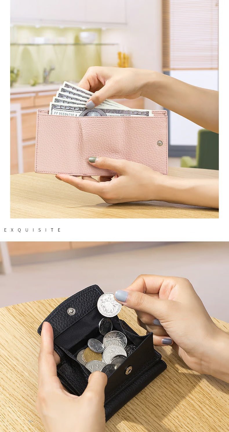 RFID Blocking Leder Geldbörse – Stylisch, Kompakt und Sicher