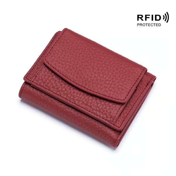 RFID-blockierende Lederbörse – Stylisch, kompakt und sicher