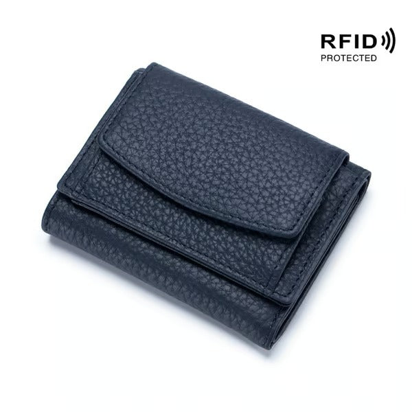 RFID-blockierende Lederbörse – Stylisch, kompakt und sicher