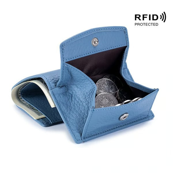 RFID Blocking Leder Geldbörse – Stylisch, Kompakt und Sicher