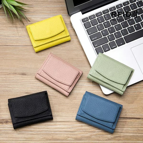 RFID Blocking Leder Geldbörse – Stylisch, Kompakt und Sicher