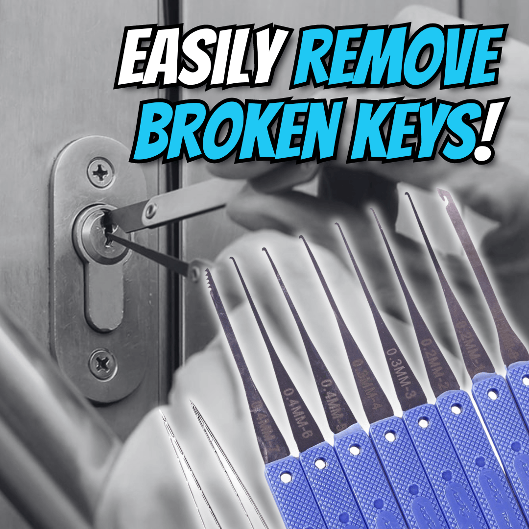 Broken Key Extractor Set – Entfernen Sie gebrochene Schlüssel mühelos aus jedem Schloss!