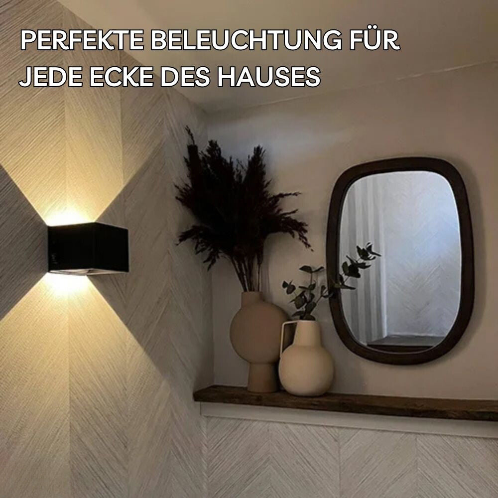 LuminaCube | Kabellose LED Wandlampe