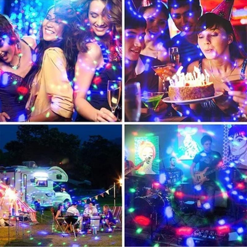 RGB Strobe LED Rotierende Glühbirne – Schaffen Sie eine Partystimmung mit bunten Lichtern!