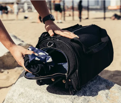 Die umwandelbare Duffel-Garderoben-Tasche