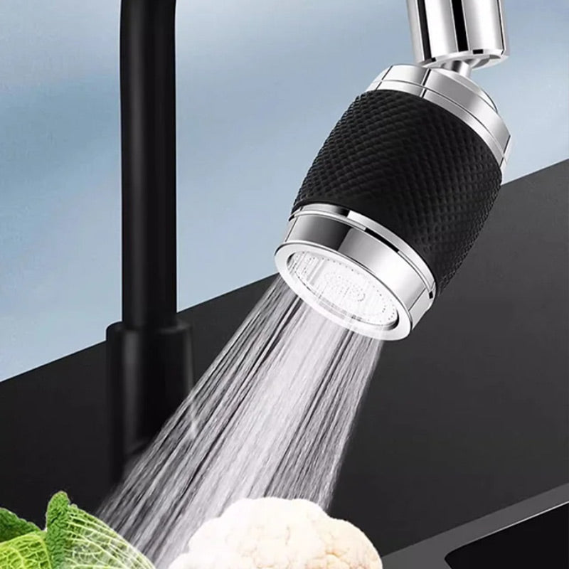 360° schwenkbarer Spritzschutz-Wasserhahnaufsatz – Einfaches und sauberes Abspülen