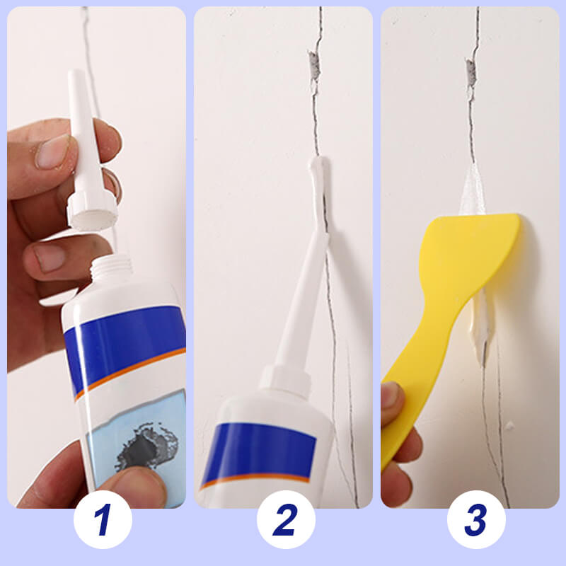 1+1 Gratis | Weiße Wandreparaturpaste für wasserdichte und rissfeste Reparaturen