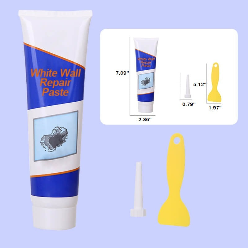 1+1 Gratis | Weiße Wandreparaturpaste für wasserdichte und rissfeste Reparaturen