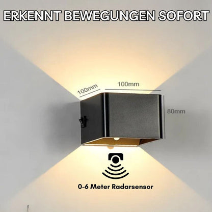 LuminaCube | Kabellose LED Wandlampe