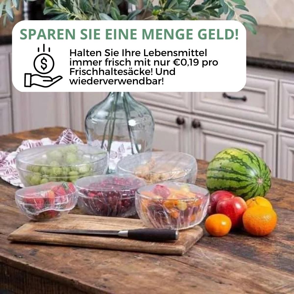 Frisch Bag - Frischhaltetüten | 100 Tüten [Letzter Tag Rabatt]