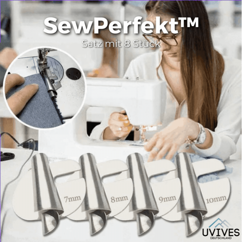 50% RABATT | SewPerfekt - Spiral Nährohrfuß - Set aus 8 Teilen [Letzter Tag Rabatt]