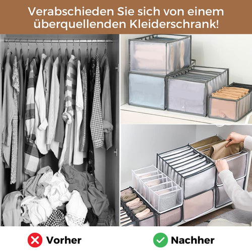 Kleiderschrank-Organizer - Bringen Sie Ordnung in Ihren Kleiderschrank! [Letzter Tag Rabatt]