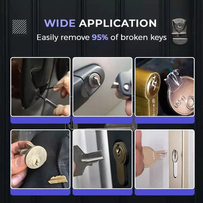 Broken Key Extractor Set – Entfernen Sie gebrochene Schlüssel mühelos aus jedem Schloss!